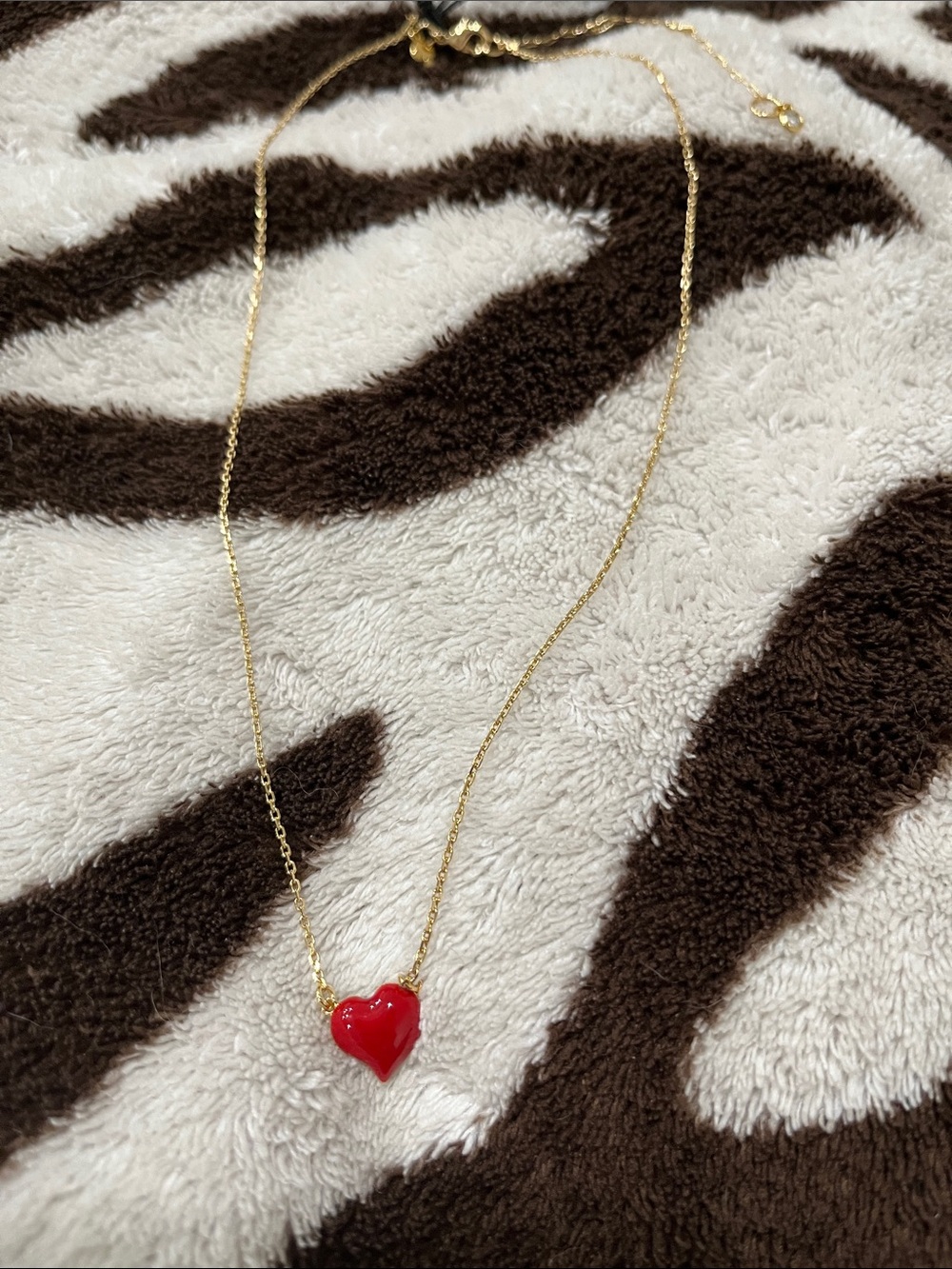 NEW! Kate Spade New York Amour Heart Enamel Pendant Necklace - Picture 4 of 5